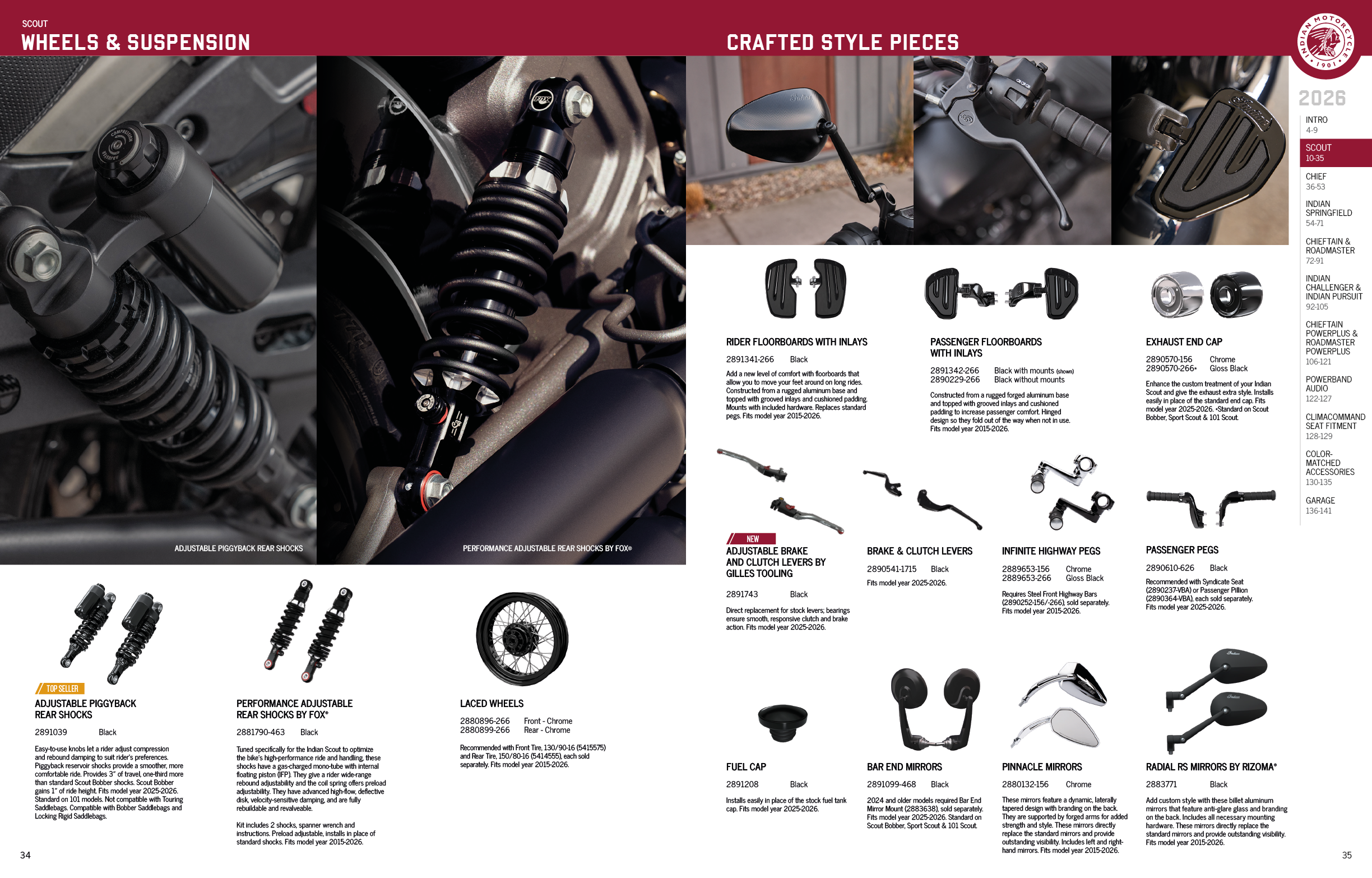 A page of a book or magazine with a diagram of a motorcycle and its parts. AI generated content